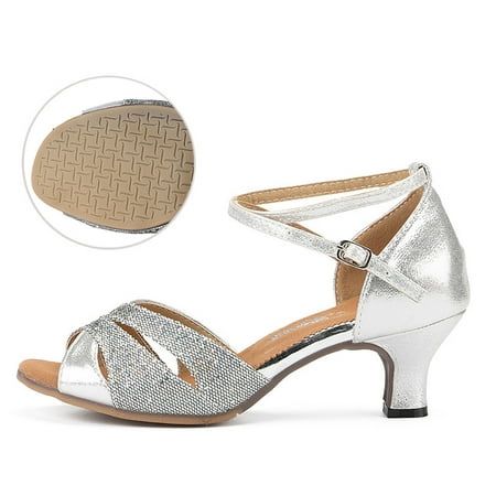 Aayomet Summer Sandals Women s Outdoor Rubber Sole 5.5 Cm Medium Heel Soft Sole Fashion Latin Dance Shoes Silver 8.5
Aayomet Summer Sandals Women s Outdoor Rubber Sole 5.5 Cm Medium Heel Soft Sole Fashion Latin Dance Shoes Silver 8.5