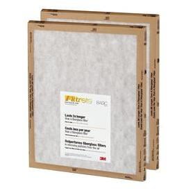 FILTRETE 2-pack Flat Panel (common: 20-in X 20-in X 1-in; Actual: 19.6-in X 19.6-in X 0.8125-in) Basic Flat Air Filter
FILTRETE 2-pack Flat Panel (common: 20-in X 20-in X 1-in; Actual: 19.6-in X 19.6-in X 0.8125-in) Basic Flat Air Filter
