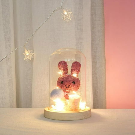Malisata Lovely Cute Eternal Life Rabbit Night Light Valentine s Day Gift Lantern Glass Shade Rose Light
Malisata Lovely Cute Eternal Life Rabbit Night Light Valentine s Day Gift Lantern Glass Shade Rose Light