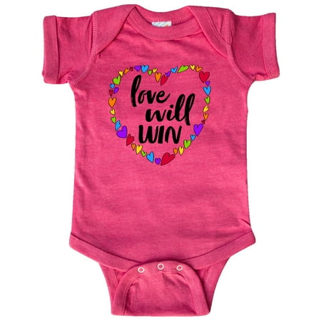 Inktastic Love Will Win- Pride Rainbow Hearts Gift Baby Boy or Baby Girl Bodysuit
Inktastic Love Will Win- Pride Rainbow Hearts Gift Baby Boy or Baby Girl Bodysuit