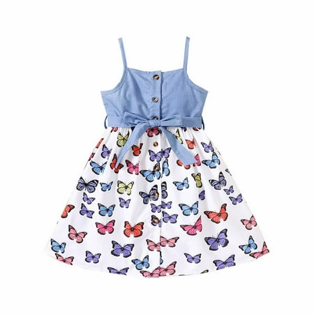 ZRBYWB Children s New Products Girls Dresses Summer Suspenders Stitching Butterfly Print Dress Children s Clothes Set Summer Girl Clothes
ZRBYWB Children s New Products Girls Dresses Summer Suspenders Stitching Butterfly Print Dress Children s Clothes Set Summer Girl Clothes