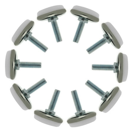 Uxcell M6 x 20x30mm Screw on Furniture Leveling Feet Protector Adjustable Leveler for Chair Leg 10Pack
Uxcell M6 x 20x30mm Screw on Furniture Leveling Feet Protector Adjustable Leveler for Chair Leg 10Pack