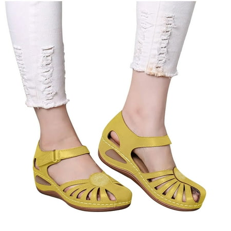 Women s Casual Wedge Hollow Out Sandals Comfy Fashion Solid Color Sandals Adjustable Casual Shoes for Summer Beach
Women s Casual Wedge Hollow Out Sandals Comfy Fashion Solid Color Sandals Adjustable Casual Shoes for Summer Beach