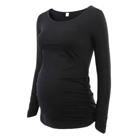 Maternity O-Neck Printing Long Sleeve Casual T-shirt Pregnant Women Loose Flowy Blouse Tops
Maternity O-Neck Printing Long Sleeve Casual T-shirt Pregnant Women Loose Flowy Blouse Tops