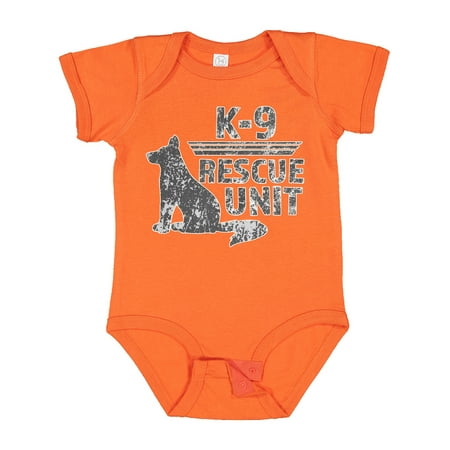 Inktastic German Shepard K-9 Rescue Unit Gift Baby Boy or Baby Girl Bodysuit