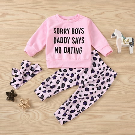 Leutsin Newborn Infant Baby Girls Cute Leopard Print Romper+Pants+Headband Outfits Set
Leutsin Newborn Infant Baby Girls Cute Leopard Print Romper+Pants+Headband Outfits Set