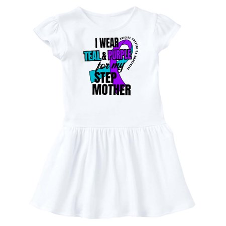 Inktastic Suicide Prevention I Wear Teal and Purple For My Step Mother Gift Toddler Girl Dress
Inktastic Suicide Prevention I Wear Teal and Purple For My Step Mother Gift Toddler Girl Dress
