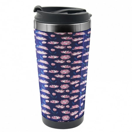 Floral Travel Mug Garden Art Pink Poppies Steel Thermal Cup 16 oz by Ambesonne
Floral Travel Mug Garden Art Pink Poppies Steel Thermal Cup 16 oz by Ambesonne
