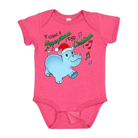 Inktastic I Want a Hippopotamus for Christmas Hippo in Santa Hat Gift Baby Boy or Baby Girl Bodysuit
Inktastic I Want a Hippopotamus for Christmas Hippo in Santa Hat Gift Baby Boy or Baby Girl Bodysuit
