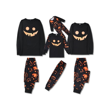 TOPGOD Halloween Family Matching Pajamas Pumpkin Skeleton Print Long SleeveTops and Pants Sleepwear Loungewear
TOPGOD Halloween Family Matching Pajamas Pumpkin Skeleton Print Long SleeveTops and Pants Sleepwear Loungewear