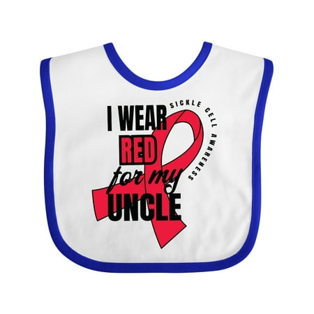 Inktastic Sickle Cell Awareness I Wear Red for My Uncle Gift Baby Boy or Baby Girl Bib
Inktastic Sickle Cell Awareness I Wear Red for My Uncle Gift Baby Boy or Baby Girl Bib