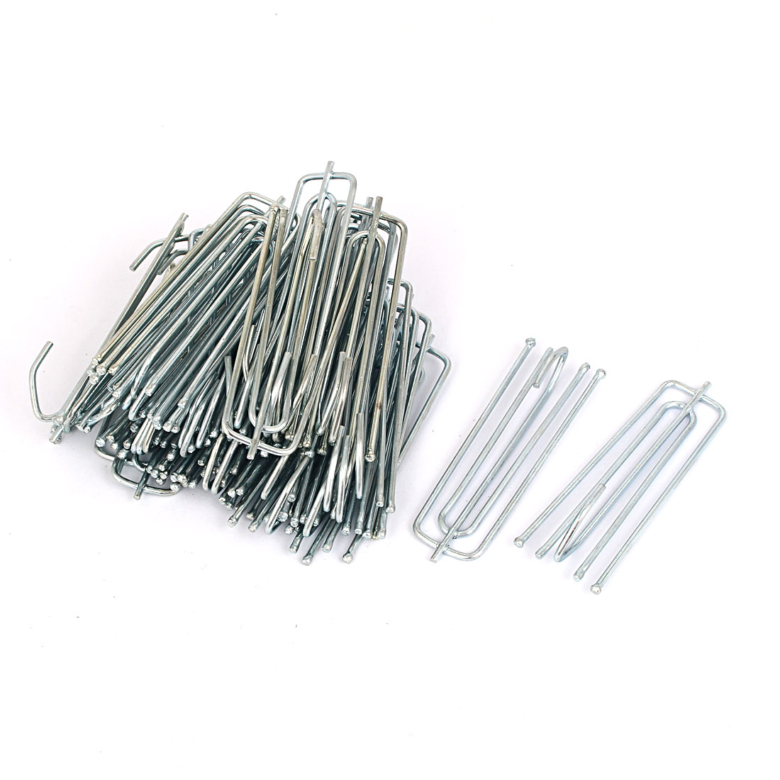 Unique Bargains 70mm Long 4Prong Metal Pinch Pleat Curtain Hooks