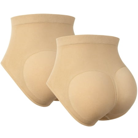 VASLANDA Women Padded Butt Panties Seamless Butt and Hip Enhacncer Mid-waisted Shaper Underwear 2-Pack
VASLANDA Women Padded Butt Panties Seamless Butt and Hip Enhacncer Mid-waisted Shaper Underwear 2-Pack