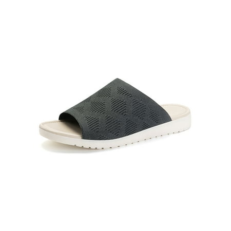 Sanviglor Ladies Flat Sandals Summer Slides Beach Casual Shoes Indoor Comfort Mesh Slide Slippers Lightweight Knit Upper Sandal Black 8.5
Sanviglor Ladies Flat Sandals Summer Slides Beach Casual Shoes Indoor Comfort Mesh Slide Slippers Lightweight Knit Upper Sandal Black 8.5