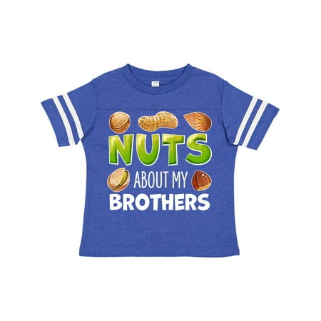 Inktastic Nuts About My Brothers Peanut Almond Pistachio Gift Toddler Boy or Toddler Girl T-Shirt
Inktastic Nuts About My Brothers Peanut Almond Pistachio Gift Toddler Boy or Toddler Girl T-Shirt