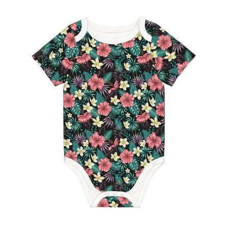 Coaee Green Tropical Leaves for Soft Cotton Baby Short-Sleeve Bodysuit Baby Girls Boys Bodysuit Romper
Coaee Green Tropical Leaves for Soft Cotton Baby Short-Sleeve Bodysuit Baby Girls Boys Bodysuit Romper