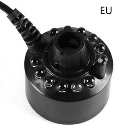 12 Leds Ultrasonic Mist Maker Fogger Water Fountain Humidifier Moisturizer
