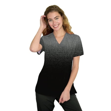 Women s Medical Nursing Ombre Scrub Uniform Print Top GT Performance-Heather Pewter/Black-Medium
Women s Medical Nursing Ombre Scrub Uniform Print Top GT Performance-Heather Pewter/Black-Medium