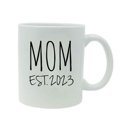 Mom Established Est. 2023 11-Ounce Ceramic Sublimation Coffee Mug with Gift Box White
Mom Established Est. 2023 11-Ounce Ceramic Sublimation Coffee Mug with Gift Box White
