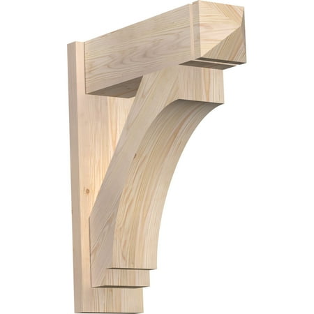 7 1/2 W x 24 D x 28 H Imperial Smooth Arts and Crafts Outlooker Douglas Fir