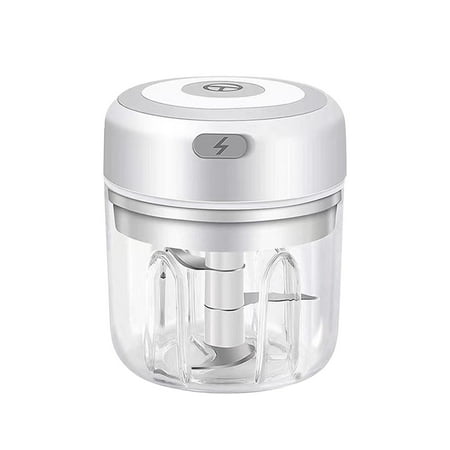 Tuphregyow Mini Electric Garlic Crusher with Powerful 30W Motor USB Rechargeable Easy to Clean and Safety Lock for Kitchen Use White
Tuphregyow Mini Electric Garlic Crusher with Powerful 30W Motor USB Rechargeable Easy to Clean and Safety Lock for Kitchen Use White