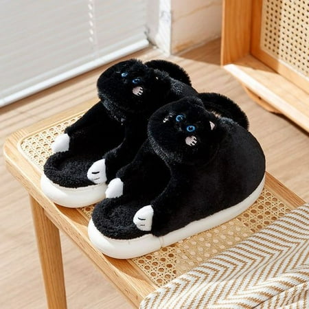CoCopeanut Cute Hug Cat Slipper for Women Kawaii Cuddle Animal Style Girls Home Slippers Winter Plush Warm Female Indoor Faux Fur Flip Flop
CoCopeanut Cute Hug Cat Slipper for Women Kawaii Cuddle Animal Style Girls Home Slippers Winter Plush Warm Female Indoor Faux Fur Flip Flop