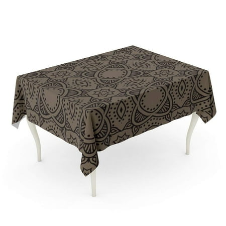 SIDONKU 1940S Black Lines and Dots Creating Flourish Flower Shapes Tablecloth Table Desk Cover Home Party Decor 60x104 inch
SIDONKU 1940S Black Lines and Dots Creating Flourish Flower Shapes Tablecloth Table Desk Cover Home Party Decor 60x104 inch