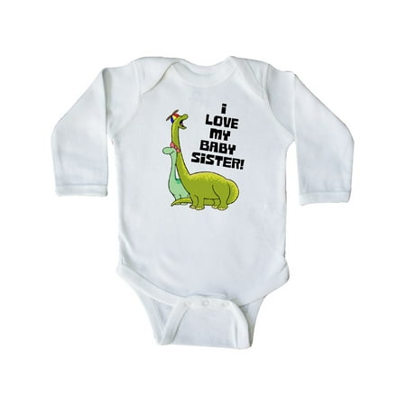 Inktastic I Love My Baby Sister with Baby Brontosauruses Gift Baby Boy or Baby Girl Long Sleeve Bodysuit
Inktastic I Love My Baby Sister with Baby Brontosauruses Gift Baby Boy or Baby Girl Long Sleeve Bodysuit