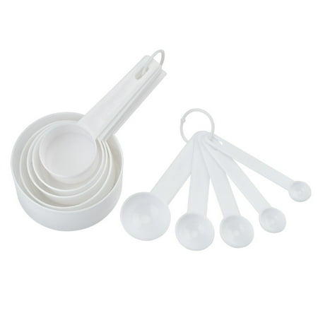 Ruibeauty 10Pcs Plastic Measuring Cups and Spoons for Baking Tea Coffee Kitchen Tool
Ruibeauty 10Pcs Plastic Measuring Cups and Spoons for Baking Tea Coffee Kitchen Tool