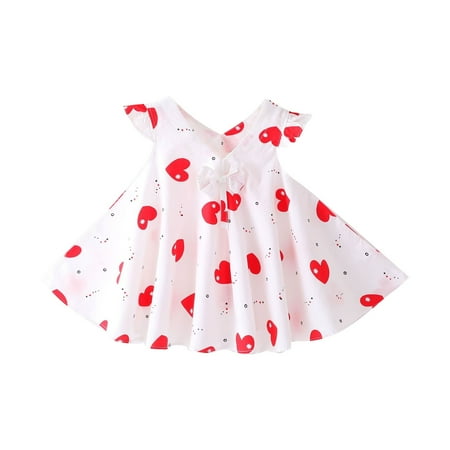 Summer Dresses For Girls Toddler Dress Short Sleeve Dress Love Dress Cartoon Floral Dress For 6-12 Months
Summer Dresses For Girls Toddler Dress Short Sleeve Dress Love Dress Cartoon Floral Dress For 6-12 Months