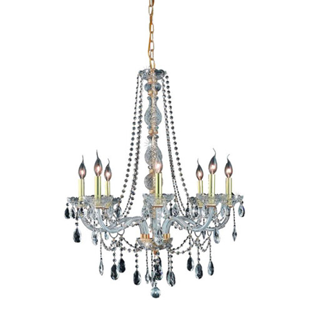Chandeliers 8 Light With Clear Crystal Royal Cut Gold size 28 in 480 Watts - World of Classic
Chandeliers 8 Light With Clear Crystal Royal Cut Gold size 28 in 480 Watts - World of Classic