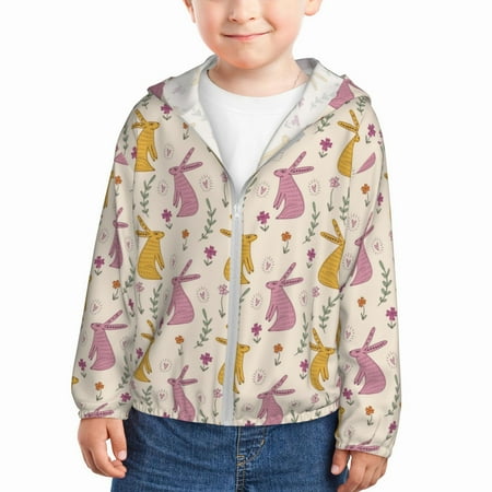 Sun Hoodie for Kids Sassy Funny Rabbit Flower Long Sleeve Swim Fishing Shirts Sun Protection Zip Up Jacket Clothing Athletic Hoodie
Sun Hoodie for Kids Sassy Funny Rabbit Flower Long Sleeve Swim Fishing Shirts Sun Protection Zip Up Jacket Clothing Athletic Hoodie