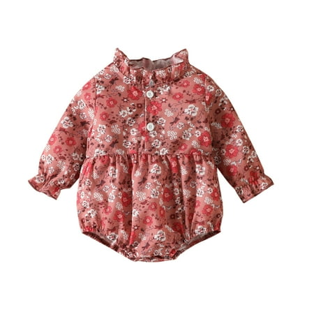 Baby Girls Bodysuits Baby Girls Boys Floral Autumn Long Sleeve Romper Ruffle Bodysuit Romper Clothes
Baby Girls Bodysuits Baby Girls Boys Floral Autumn Long Sleeve Romper Ruffle Bodysuit Romper Clothes