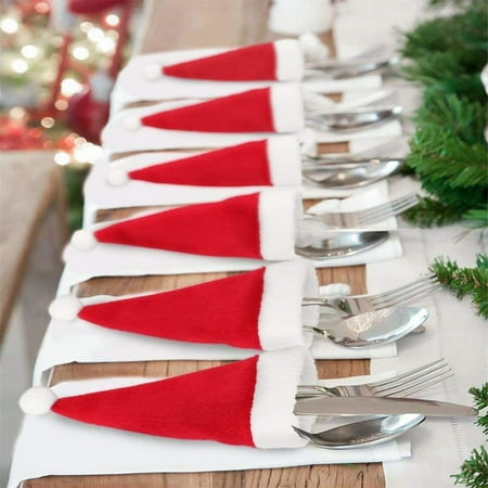 Moocorvic Clearance Christmas Decorative Tableware Fork Set Christmas Hat Storage Tool
Moocorvic Clearance Christmas Decorative Tableware Fork Set Christmas Hat Storage Tool
