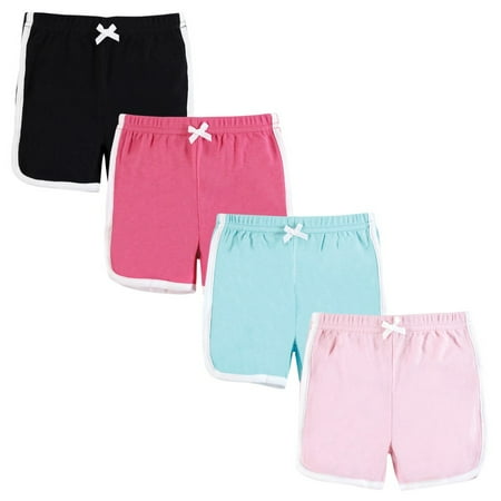 Hudson Baby Girl Shorts Bottoms 4-Pack Mint 3-6 Months