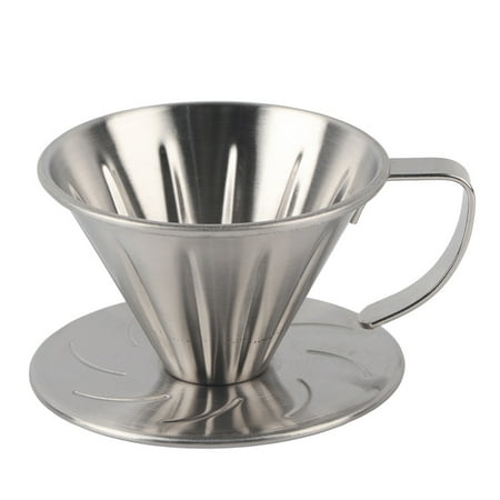 Stainless Steel Pour Over Coffee Dripper Cone Filter Cup Stand Coffee Machine Accessories Home Office UseS
Stainless Steel Pour Over Coffee Dripper Cone Filter Cup Stand Coffee Machine Accessories Home Office UseS