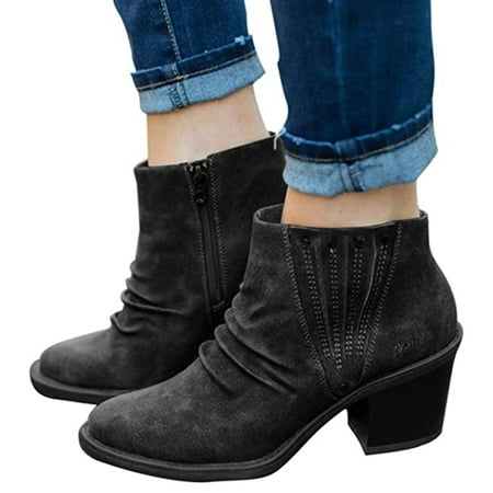 Womens PU Leather Round Toe Booties Wearable and Breathable Boots Suitable for Indoor Outdoor Black 41
Womens PU Leather Round Toe Booties Wearable and Breathable Boots Suitable for Indoor Outdoor Black 41