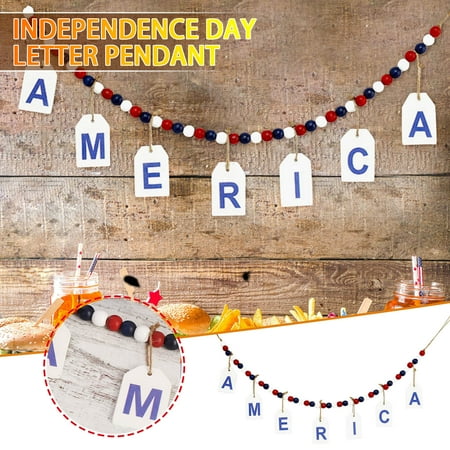 Zedker Independence Day Party Decorations Independence Day Wooden Pearl Pendant Diy Pendant
Zedker Independence Day Party Decorations Independence Day Wooden Pearl Pendant Diy Pendant