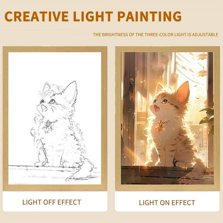 Healing Cats Light Painting Warm And Originality Anime Light Painting Bedside Night Light
Healing Cats Light Painting Warm And Originality Anime Light Painting Bedside Night Light