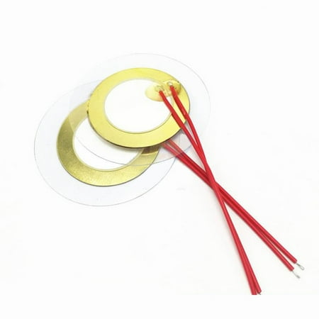 10PCS 35mm Piezo Elements Buzzer Sounder Trigger Tambour Disc