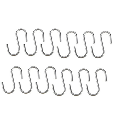 10 Pcs Heavy Duty Zinc Plating S Shaped Hooks Kitchen Spoon Pan Pot Utensils Hangers Clasp Over The Door Closet Clothes Rack Tool
10 Pcs Heavy Duty Zinc Plating S Shaped Hooks Kitchen Spoon Pan Pot Utensils Hangers Clasp Over The Door Closet Clothes Rack Tool