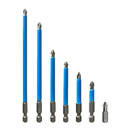 CieKen 7PCS Magnetic Hexadecimal Shank Anti-slip 1/4 PH2 Phillips Screwdriver Drill Bit
CieKen 7PCS Magnetic Hexadecimal Shank Anti-slip 1/4 PH2 Phillips Screwdriver Drill Bit