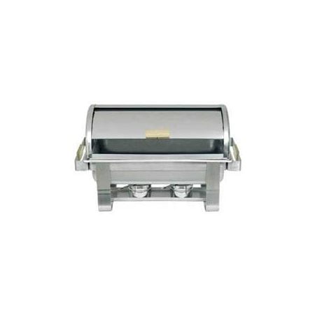 Update International 8 Qt Oblong 90 Degree Roll Top Chafer