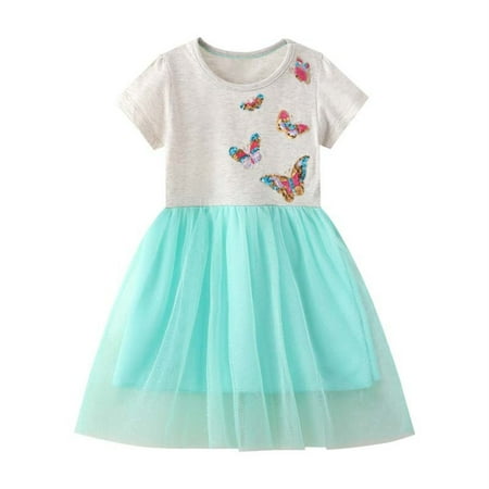 Pedort Formal Dresses For Girls Floral Girl Smocked Elastic Printed Dress Summer Casual Wear Mint Green 2 Years
Pedort Formal Dresses For Girls Floral Girl Smocked Elastic Printed Dress Summer Casual Wear Mint Green 2 Years