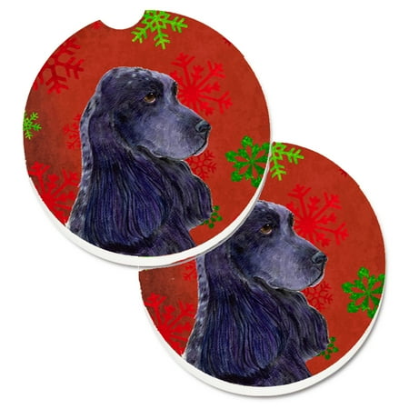 Carolines Treasures SS4678CARC Cocker Spaniel Red Green Snowflakes Christmas Set of 2 Cup Holder Car Coasters Large
Carolines Treasures SS4678CARC Cocker Spaniel Red Green Snowflakes Christmas Set of 2 Cup Holder Car Coasters Large