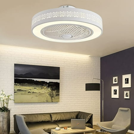 ANQIDI 22 Modern Enclosed Round Ceiling Fan Light Dimmable LED Flower Style White Fan Lamp 3 Color 3 Speed with Remote 110V
ANQIDI 22 Modern Enclosed Round Ceiling Fan Light Dimmable LED Flower Style White Fan Lamp 3 Color 3 Speed with Remote 110V