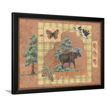 Moose Leaf Framed Print Wall Art By Anita Phillips