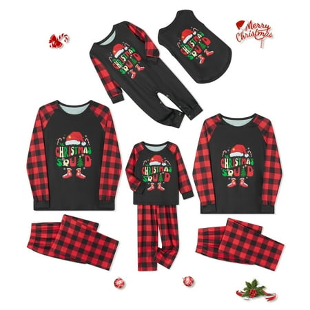 FSDJHSDH Family Matching Christmas Pajamas Sets Long Sleeve Print Tops Plaid Pants Sleepwear PJs Black Kid 3 Years
FSDJHSDH Family Matching Christmas Pajamas Sets Long Sleeve Print Tops Plaid Pants Sleepwear PJs Black Kid 3 Years