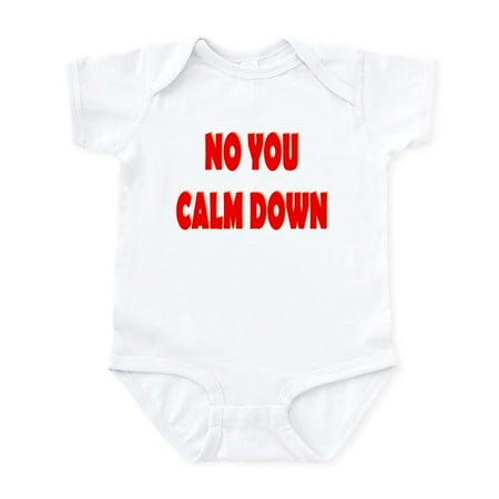 CafePress - No You Calm Down Infant Bodysuit - Baby Light Bodysuit Size Newborn - 24 Months
CafePress - No You Calm Down Infant Bodysuit - Baby Light Bodysuit Size Newborn - 24 Months