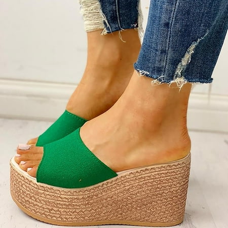 Slippers For Women Ladies Wedges Slippers Causal Peep Toe Shoes Classic Fit Sandals
Slippers For Women Ladies Wedges Slippers Causal Peep Toe Shoes Classic Fit Sandals